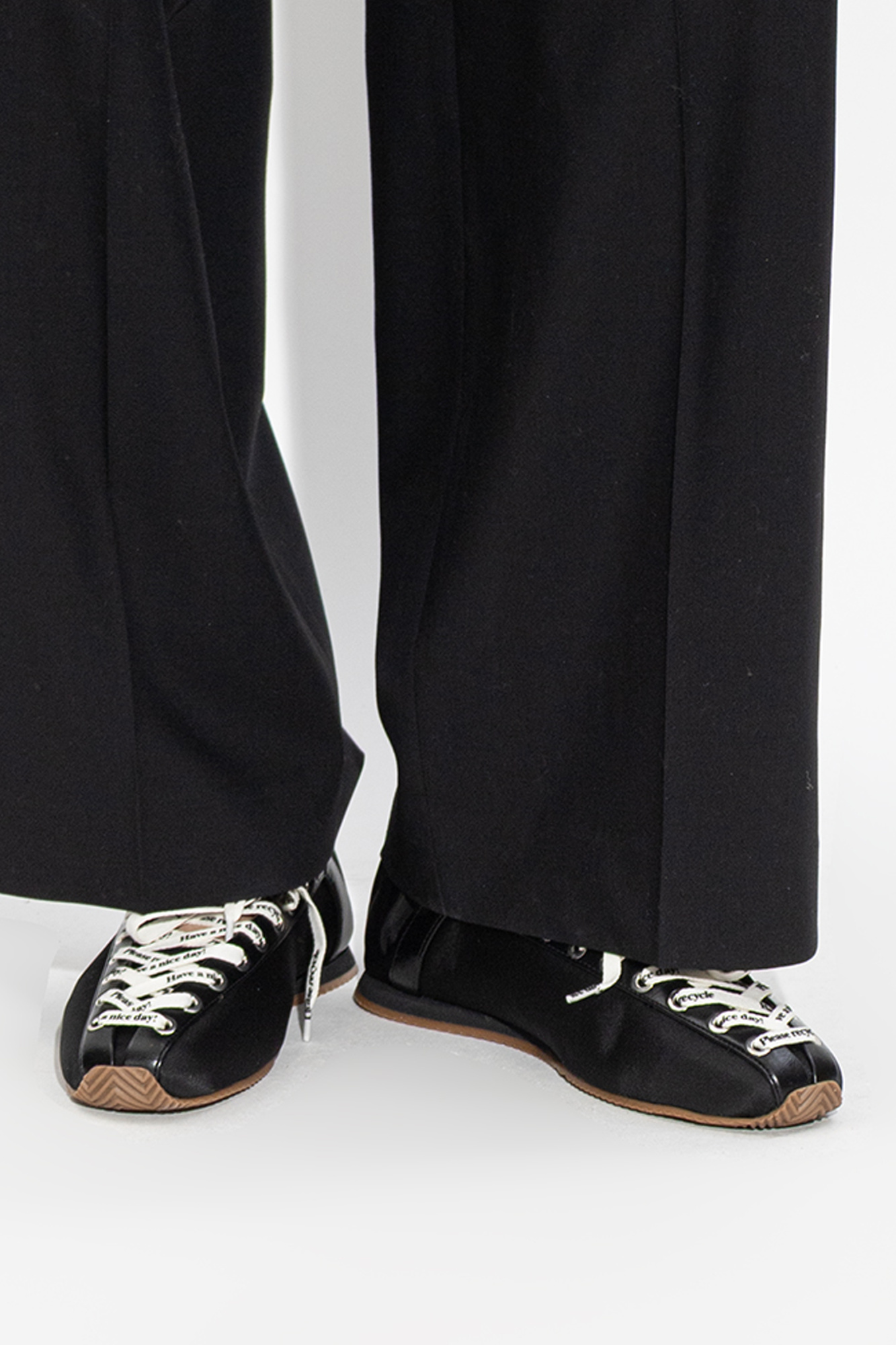Ganni Lace-up ballet flats | Women's | Vitkac
